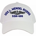 USS L. Mendel Rivers SSN-686 with Dolphins Embroidered Cap