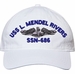 USS L Mendel Rivers SSN-686 with Dolphins Unstructured Dad Cap