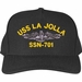 USS La Jolla SSN-701 with Dolphins Custom Embroidered Cap