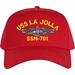 USS La Jolla SSN-701 with Dolphins Custom Embroidered Cap