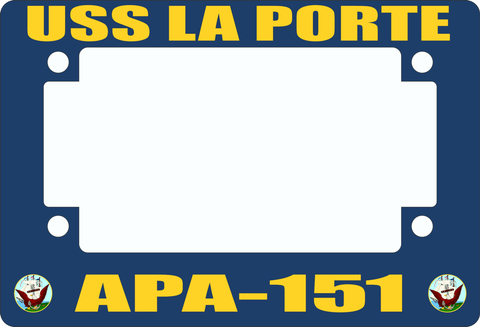 USS La Porte APA-151 Motorcycle Frame
