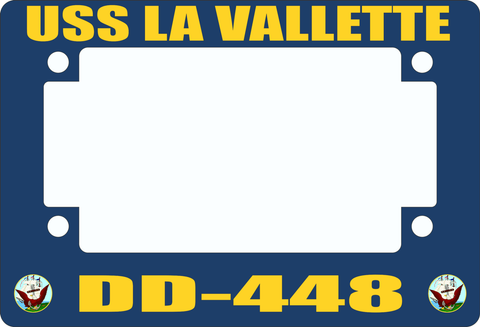 USS La Vallette DD-448 Motorcycle Frame