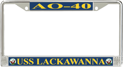 USS Lackawanna AO-40 License Plate Frame