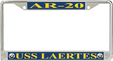 USS Laertes AR-20 License Plate Frame