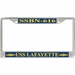 USS Lafayette  SSBN-616 License Plate Frame