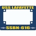 USS Lafayette SSBN-616 Motorcycle Frame