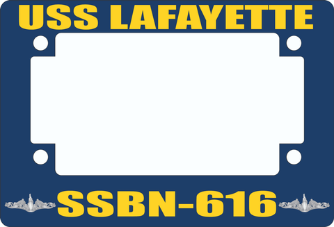 USS Lafayette SSBN-616 Motorcycle Frame