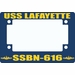 USS Lafayette SSBN-616 Motorcycle Frame