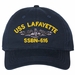 USS Lafayette SSBN-616 with Dolphins Unstructured Dad Cap
