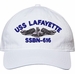 USS Lafayette SSBN-616 with Dolphins Unstructured Dad Cap