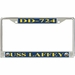 USS Laffey DD-724 License Plate Frame