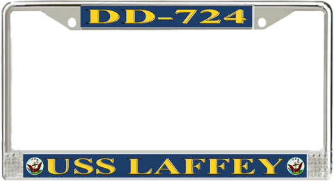 USS Laffey DD-724 License Plate Frame