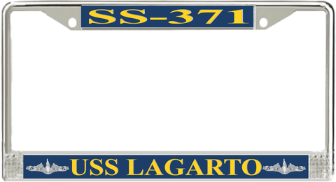 USS Lagarto SS-371 License Plate Frame