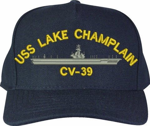 USS Lake Champlain CV-39 U.S. Made Cap