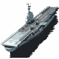 USS Lake Champlain CV/CVS-39 Merchandise Thumbnail Illustration