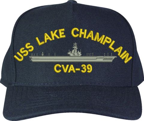 USS Lake Champlain CVA-39 U.S. Made Cap