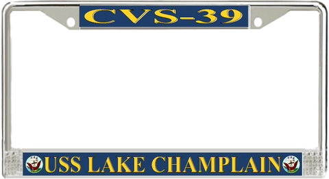 USS Lake Champlain CVS-39 License Plate Frame