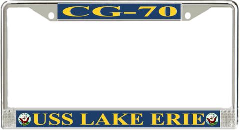 USS Lake Erie CG-70 License Plate Frame