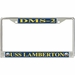 USS Lamberton DMS-2 License Plate Frame