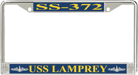 USS Lamprey SS-372 License Plate Frame