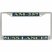 USS Lance AM-257 License Plate Frame
