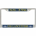 USS Lancetfish SS-296 License Plate Frame