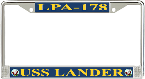 USS Lander LPA-178 License Plate frame