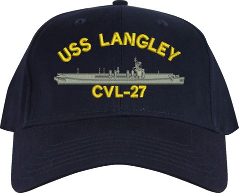 USS Langley CVL-27 Imported Cap