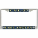 USS Langley CVL-27 License Plate Frame