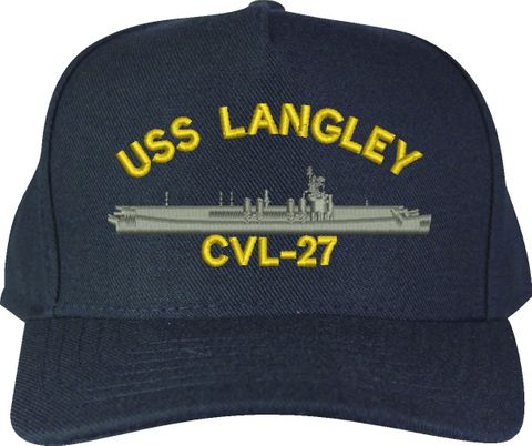 USS Langley CVL-27 U.S. Made Cap