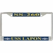 USS Lapon SS-260 License Plate Frame
