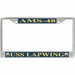 USS Lapwing AMS-48 License Plate Frame