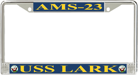 USS Lark AMS-23 License Plate Frame