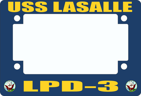USS LaSalle LPD-3 Motorcycle Frame