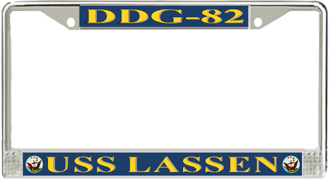 USS Lassen DDG-82 License Plate Frame