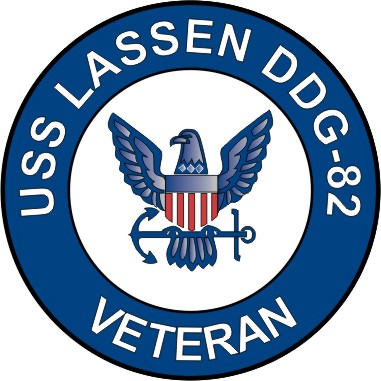 USS Lassen DDG-82 Veteran Decal Sticker