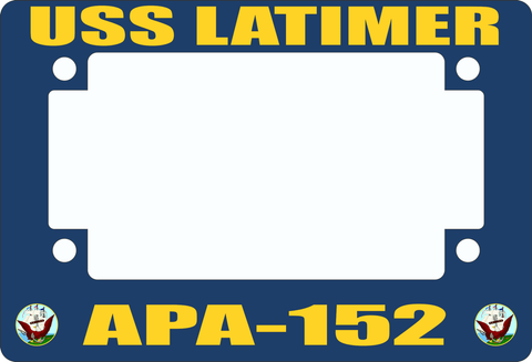 USS Latimer APA-152 Motorcycle Frame