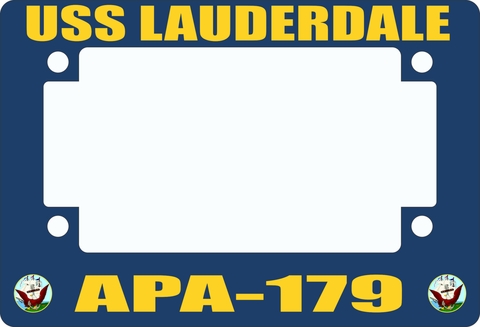 USS Lauderdale APA-179 Motorcycle Frame
