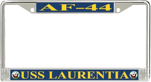 USS Laurentia AF-44 License Plate Frame
