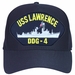 USS Lawrence DDG-4 Ball Cap Hat