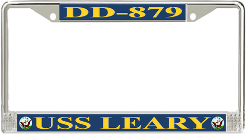 USS Leary DD-879 License Plate Frame