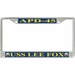 USS Lee Fox APD-45 License Plate Frame