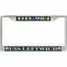 USS Leftwich DD-984 License Plate Frame