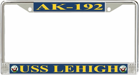 USS Lehigh AK-192 License Plate Frame