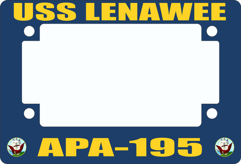 USS Lenawee APA-195 Motorcycle Frame