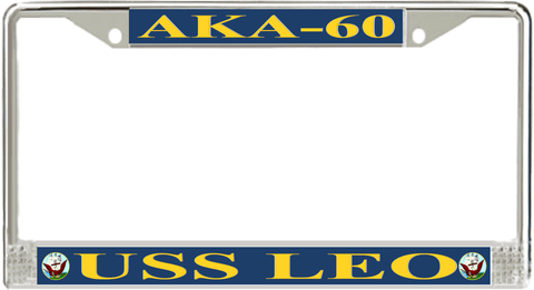 USS Leo AKA-60 License Plate Frame