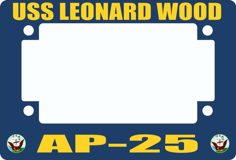 USS Leonard Wood AP-25 Motorcycle Frame
