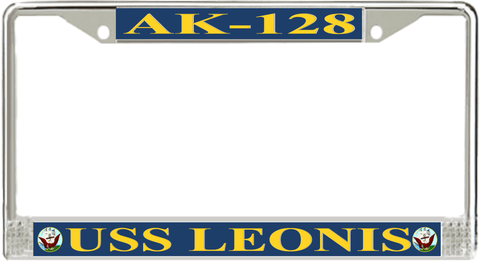 USS Leonis AK-128 License Plate Frame
