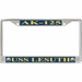 USS Lesuth AK-125 License Plate Frame