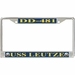 USS Leutze DD-481 License Plate Frame